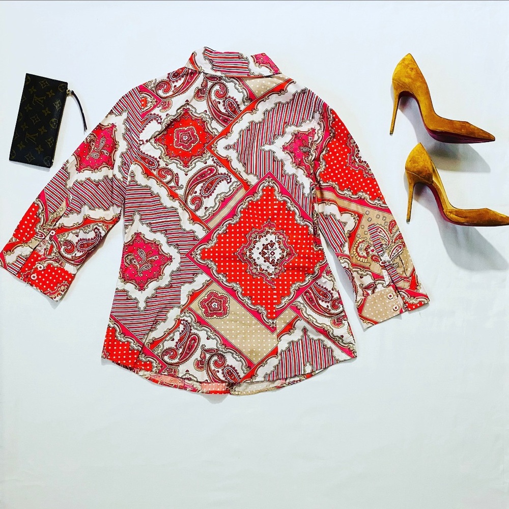 2/$36 Vintage Van Heusen Blouse - Picture 2 of 5
